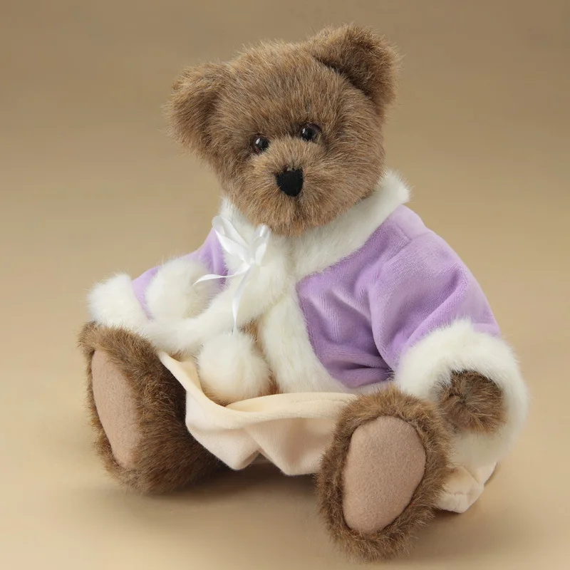 30cm Creative Lucky Teddy Bear for Christmas gift Purple Cloth Cute Teddy Bear Princess plush children toy doll can sit or stand
30cm Creative Lucky Teddy Bear for Christmas gift Purple Cloth Cute Teddy Bear Princess plush children toy doll can sit or stand
