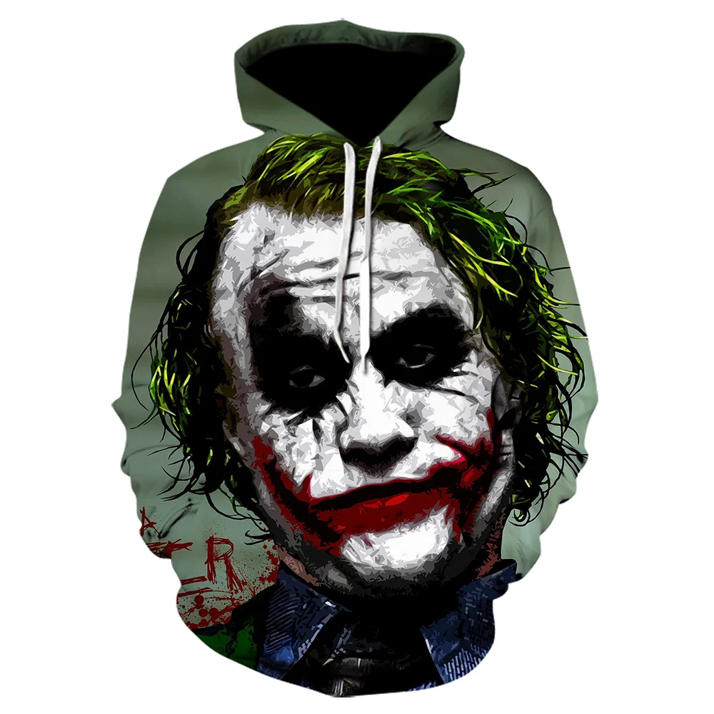 New It: Chapter Two Joker Sweatshirts Mens Brand Hoodies Men/Women clown 3D Printing Hoodie Male Casual Tracksuits funny Coats
New It: Chapter Two Joker Sweatshirts Mens Brand Hoodies Men/Women clown 3D Printing Hoodie Male Casual Tracksuits funny Coats
