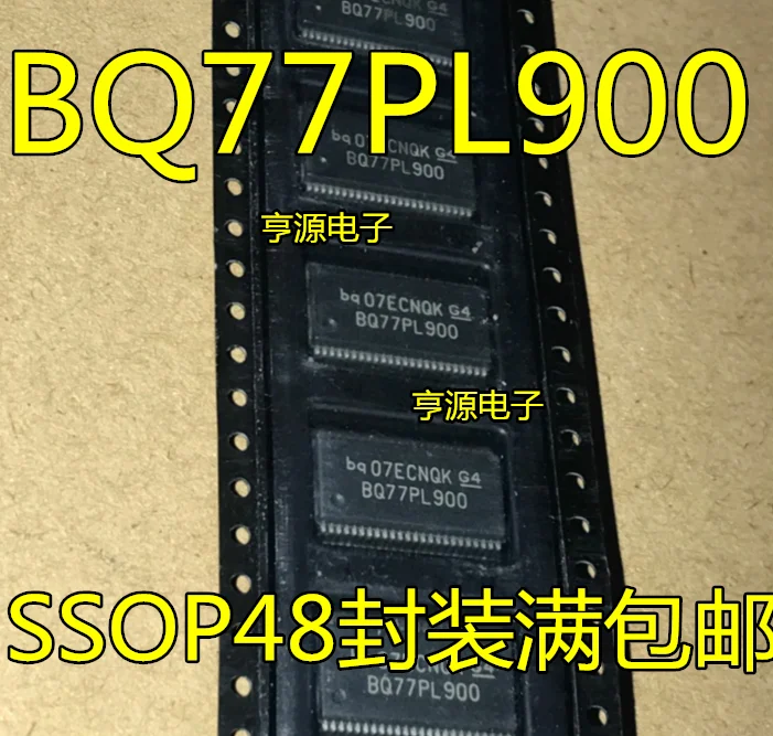 5 шт., BQ77PL900, BQ77PL900DL, BQ77PL900DLR SSOP48, заполнено новым и оригинальным
5 шт., BQ77PL900, BQ77PL900DL, BQ77PL900DLR SSOP48, заполнено новым и оригинальным