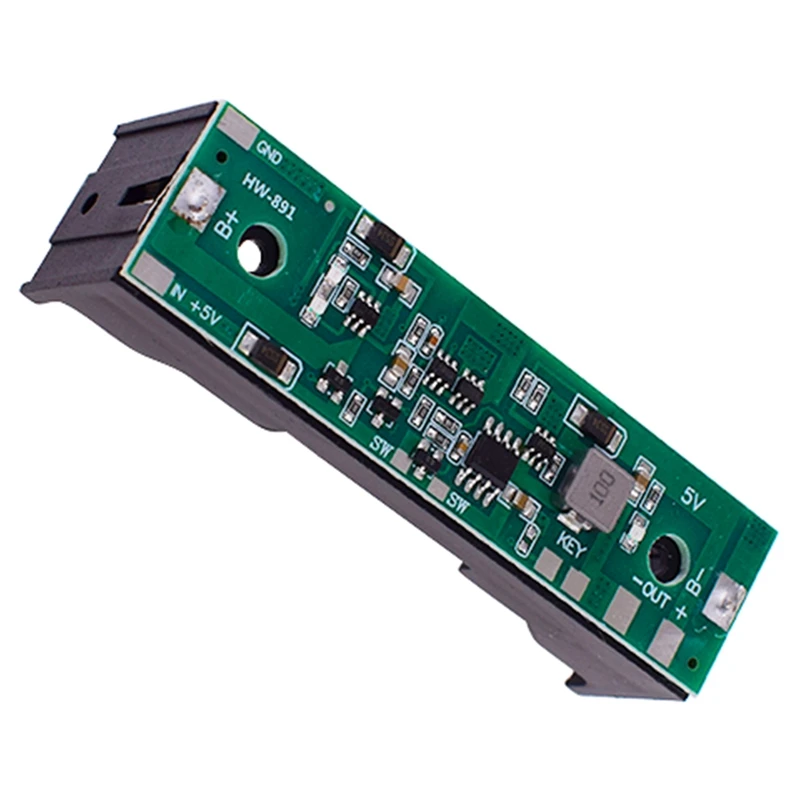 18650 Lithium Battery Boost Module 5V While Charging And Discharging Ups Uninterrupted Protection Integrated Board
18650 Lithium Battery Boost Module 5V While Charging And Discharging Ups Uninterrupted Protection Integrated Board