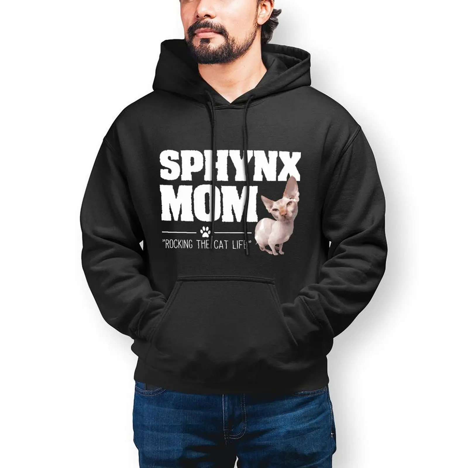 Толстовка Sphynx женская с капюшоном, хлопковый свитшот с забавным дизайном кота и мамы, модный длинный свободный пуловер, худи XXL, Теплая мужск... 
Толстовка Sphynx женская с капюшоном, хлопковый свитшот с забавным дизайном кота и мамы, модный длинный свободный пуловер, худи XXL, Теплая мужск...