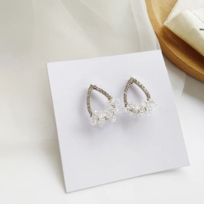 Mihan S925 needle Trendy Jewelr Teardrop Earrings Hot Selling Delicate High Quality Crystal With Glass Earrings For Girl Gifts
Mihan S925 needle Trendy Jewelr Teardrop Earrings Hot Selling Delicate High Quality Crystal With Glass Earrings For Girl Gifts