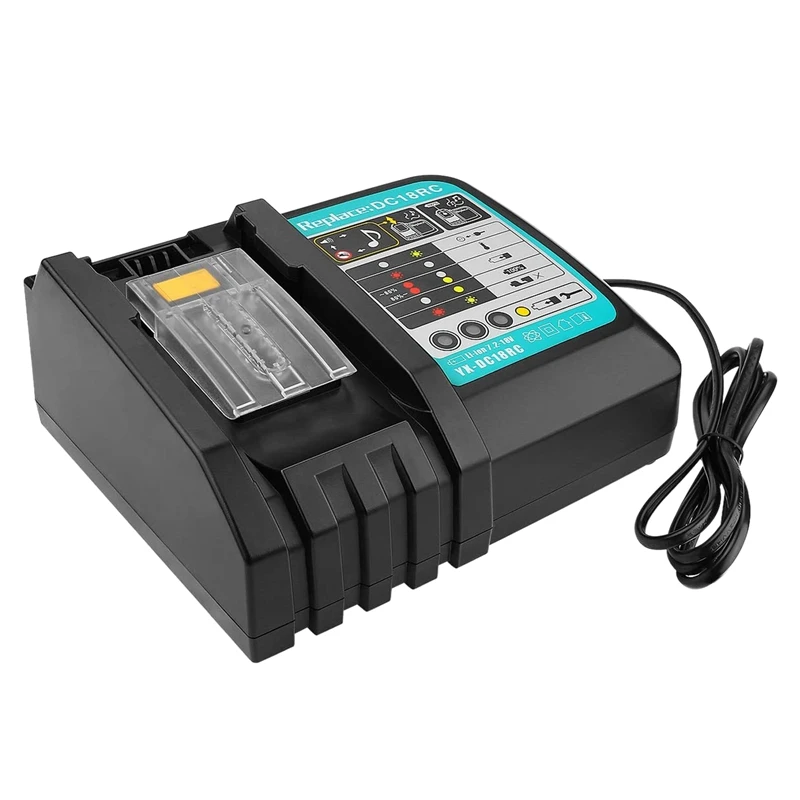 DC18RC Charger 3A Charging Current for Makita 14.4V 18V Bl1830 Bl1430 Dc18Rc Dc18Ra Power Tool Dc18Rct Charge
DC18RC Charger 3A Charging Current for Makita 14.4V 18V Bl1830 Bl1430 Dc18Rc Dc18Ra Power Tool Dc18Rct Charge