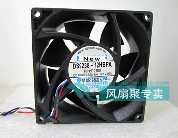 For Emacro For DaTech DS9238-12HBPA Server Cooling Fan DC 12V 2.50A 92X92X38mm 4-wire
For Emacro For DaTech DS9238-12HBPA Server Cooling Fan DC 12V 2.50A 92X92X38mm 4-wire