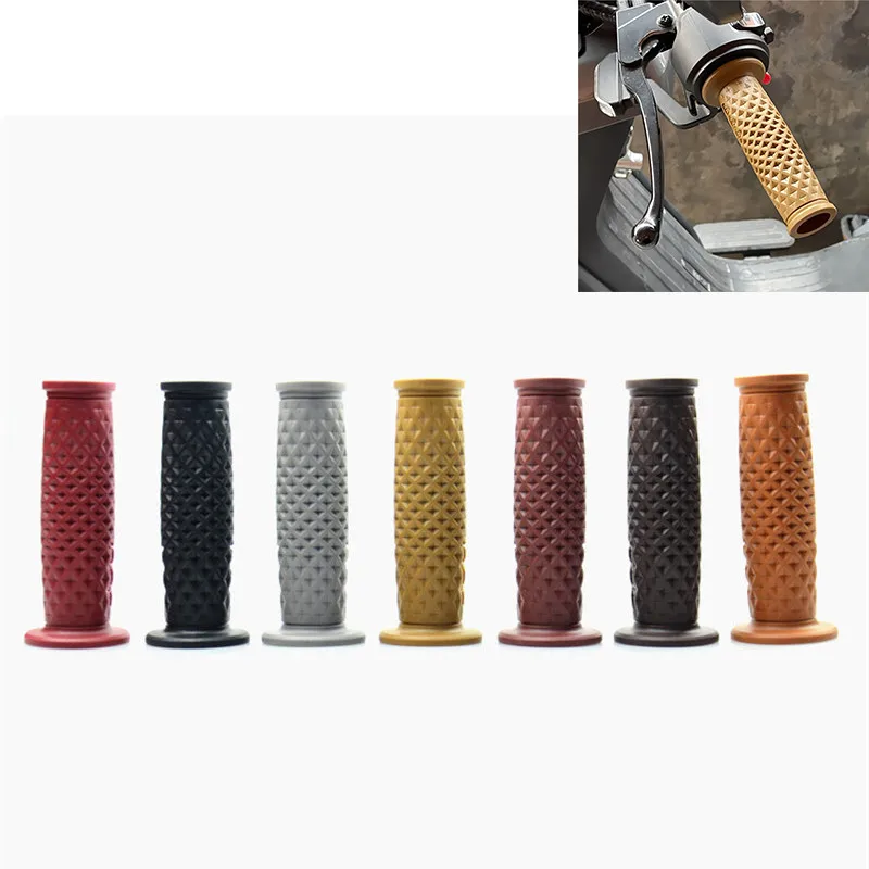 7/8" 22MM Universal Retro Rubber Motorcycle Handle Grip Chopper Motorbike Accessories Vintage Moto Handlebar Simple Installation
7/8" 22MM Universal Retro Rubber Motorcycle Handle Grip Chopper Motorbike Accessories Vintage Moto Handlebar Simple Installation