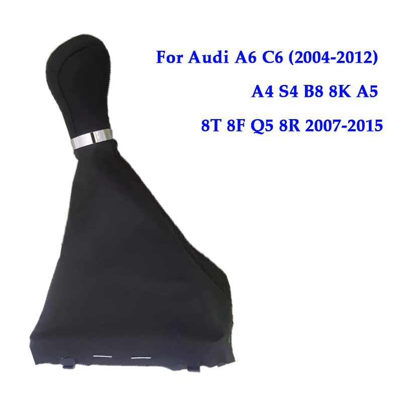 Car Shift Knob For Audi A6 C6 (2004-2012) A4 S4 B8 8K A5 8T 8F Q5 8R 2007-2015 5/6 Speed Shifter Gear Knobs With Real Leather
Car Shift Knob For Audi A6 C6 (2004-2012) A4 S4 B8 8K A5 8T 8F Q5 8R 2007-2015 5/6 Speed Shifter Gear Knobs With Real Leather