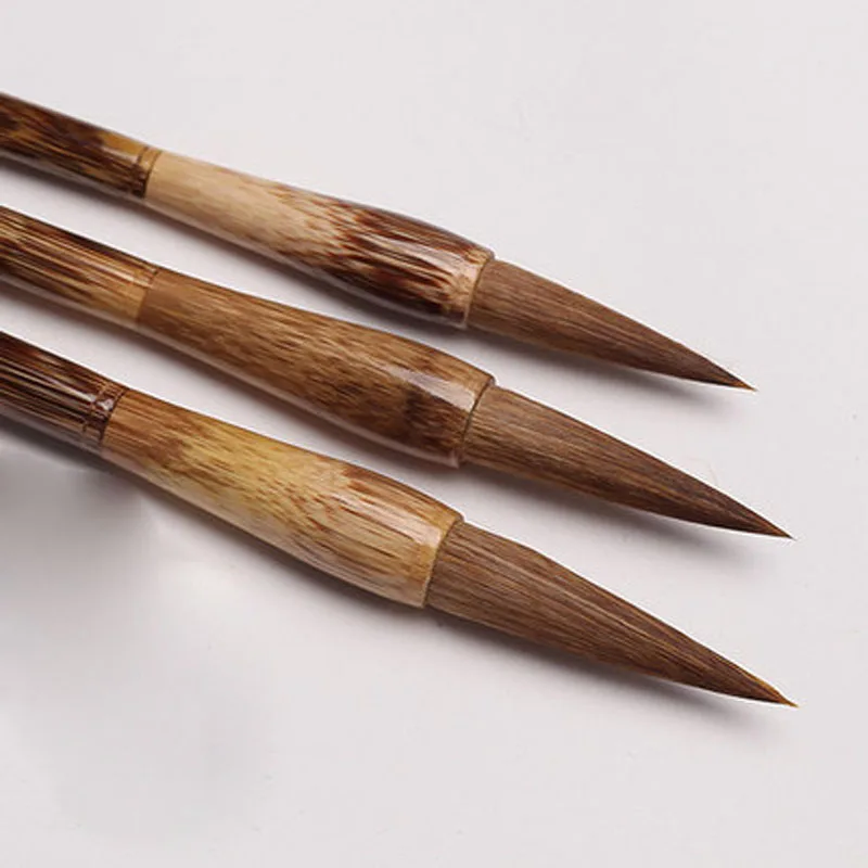 3 Pcs Weasel hair S M L Calligraphy Brush Pen for Freehand Chinese painting Zhongkai running Cursive script Brush Calligraphy
3 Pcs Weasel hair S M L Calligraphy Brush Pen for Freehand Chinese painting Zhongkai running Cursive script Brush Calligraphy