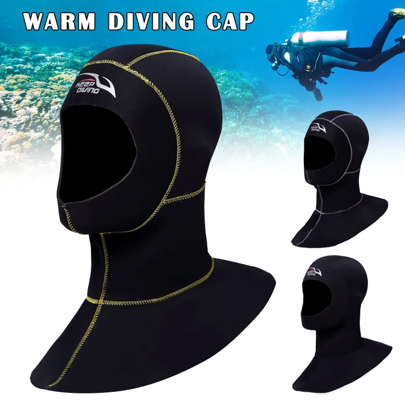 New 3MM Neoprene Scuba Diving Hood with Shoulder Wetsuit Hood Snorkeling Hat Headgear XD88 
New 3MM Neoprene Scuba Diving Hood with Shoulder Wetsuit Hood Snorkeling Hat Headgear XD88