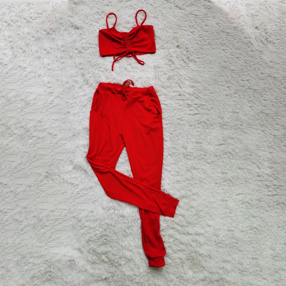 Casual Women Set Stacked Crop Tank Top + Long Pants With Pocket Party Night Outfit tracksuit women
Casual Women Set Stacked Crop Tank Top + Long Pants With Pocket Party Night Outfit tracksuit women