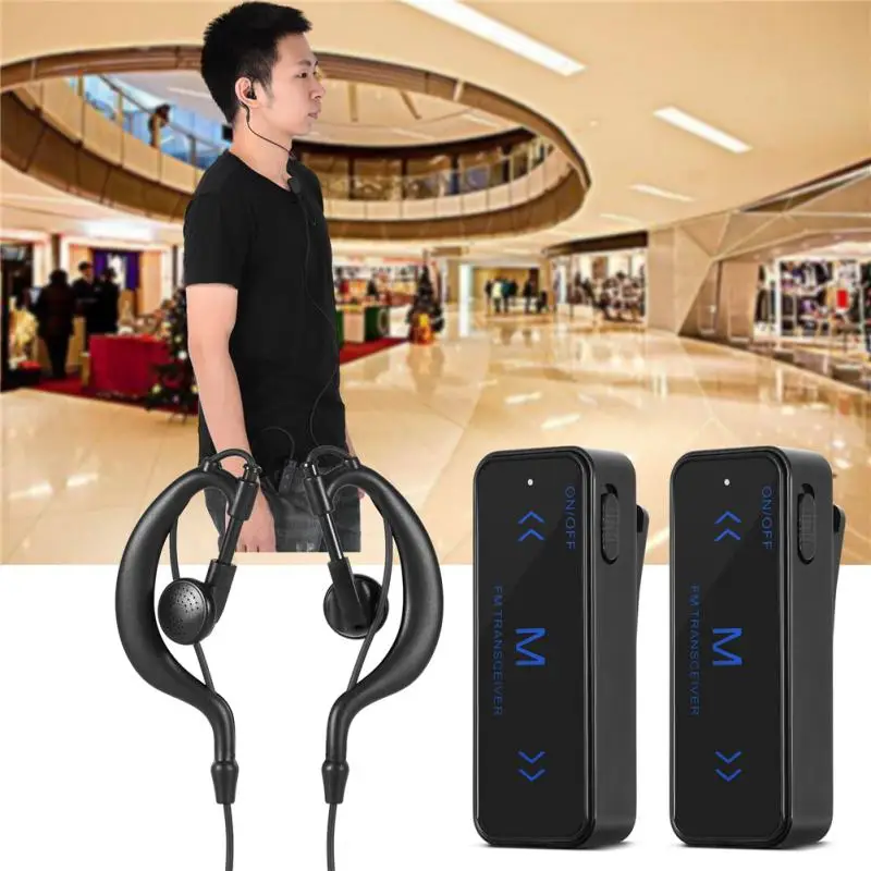 2PCS Mini Walkie Talkie 3W 400-470MHz 2-Way Radio Transceiver Earpiece Headset Earmuff USB Powered 1.86-0.62 Mile Distance ABS
2PCS Mini Walkie Talkie 3W 400-470MHz 2-Way Radio Transceiver Earpiece Headset Earmuff USB Powered 1.86-0.62 Mile Distance ABS