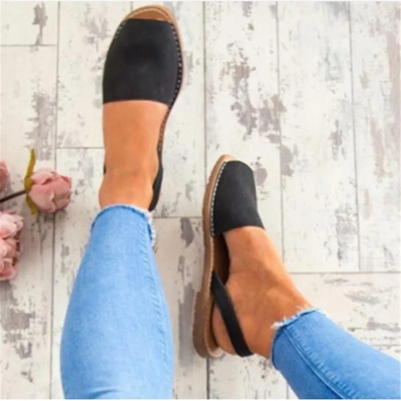 Plus Size 35-43 Women Sandals Summer Shoes Woman Peep Toe Flat Sandals Back Strap Summer Sandals Low Heels Zapatos Mujer
Plus Size 35-43 Women Sandals Summer Shoes Woman Peep Toe Flat Sandals Back Strap Summer Sandals Low Heels Zapatos Mujer