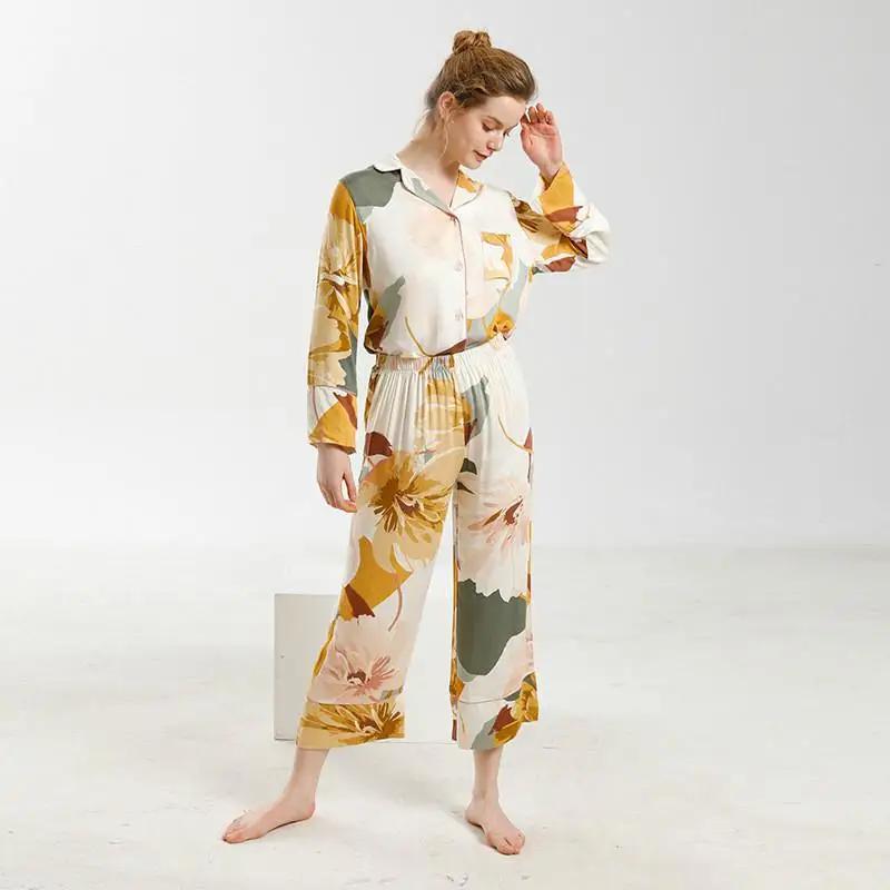 Pajamas Sets Style Thin Women Long Sleepwear Suit Home Women Female Sleepwear Sleep Lounge Sexy fashion homewear
Pajamas Sets Style Thin Women Long Sleepwear Suit Home Women Female Sleepwear Sleep Lounge Sexy fashion homewear