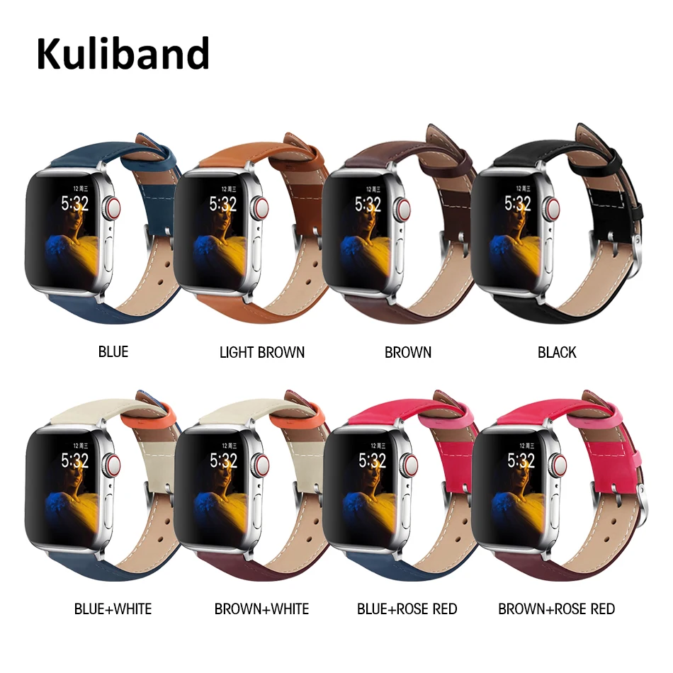 Leather loop for Apple Watch 6/SE/5/4/3/2/1 38mm 40mm Sports Watchband Bracelet Strap for iWatch SE/6 Apple Watch band 42mm 44mm
Leather loop for Apple Watch 6/SE/5/4/3/2/1 38mm 40mm Sports Watchband Bracelet Strap for iWatch SE/6 Apple Watch band 42mm 44mm
