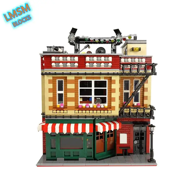 city Downtown Central Perk Cafe Big-Bang Theory Model Building Block City street Constructor Bricks blocks Children's Toys Gifts
city Downtown Central Perk Cafe Big-Bang Theory Model Building Block City street Constructor Bricks blocks Children's Toys Gifts