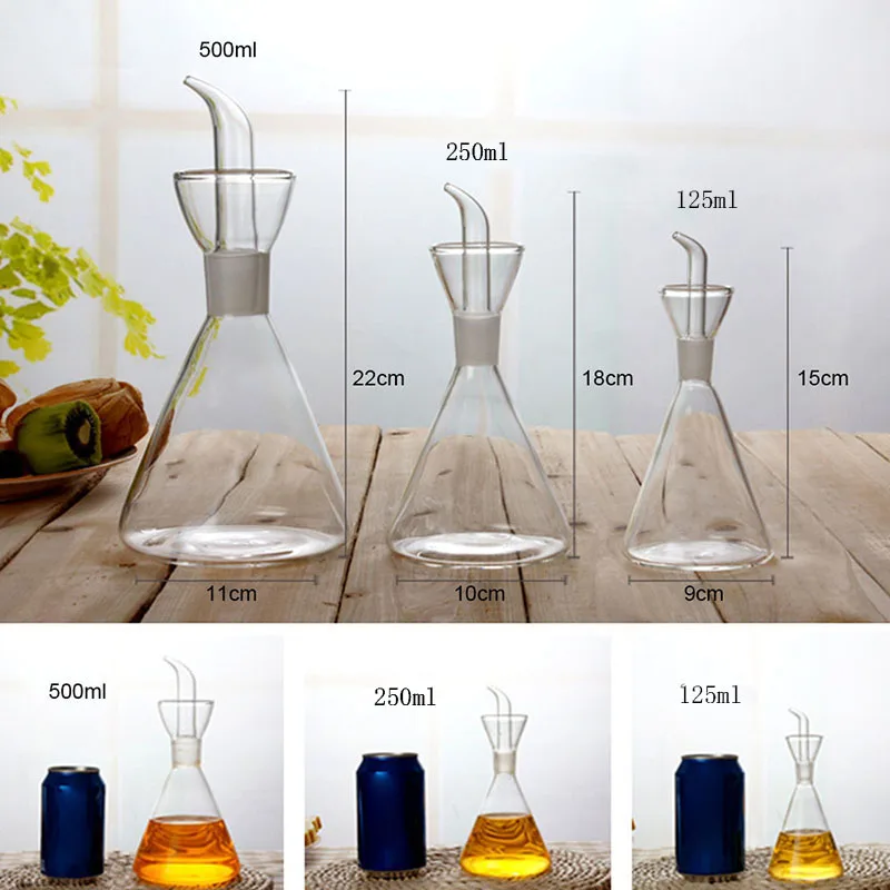 High Borosilicate Glass Oil Pot Household Leak-proof Oil Bottle Kitchen Soy Pot Oil Tank Vinegar Mixing Bottle Bottle
High Borosilicate Glass Oil Pot Household Leak-proof Oil Bottle Kitchen Soy Pot Oil Tank Vinegar Mixing Bottle Bottle