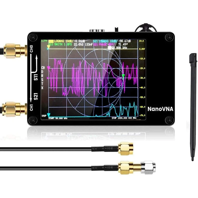 Векторный анализатор сети Nanovna, пресс-экран, Hf Vhf Uhf 50 кгц-900 МГц, анализатор антенны, перезаряжаемый радиочастотный демонстрационный комплек...
Векторный анализатор сети Nanovna, пресс-экран, Hf Vhf Uhf 50 кгц-900 МГц, анализатор антенны, перезаряжаемый радиочастотный демонстрационный комплек...