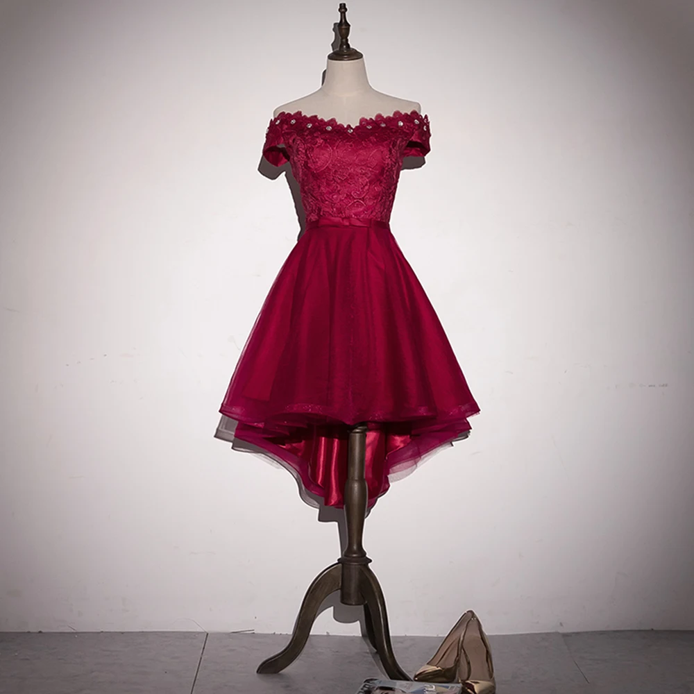 Кружевные вечерние платья бордового цвета, модель 2021 года, платье для выпускного вечера из двух частей с открытыми плечами для девушек, ТРАПЕЦИЕВИДНОЕ индивидуальное женское платье, платье для вечеринки 
Кружевные вечерние платья бордового цвета, модель 2021 года, платье для выпускного вечера из двух частей с открытыми плечами для девушек, ТРАПЕЦИЕВИДНОЕ индивидуальное женское платье, платье для вечеринки