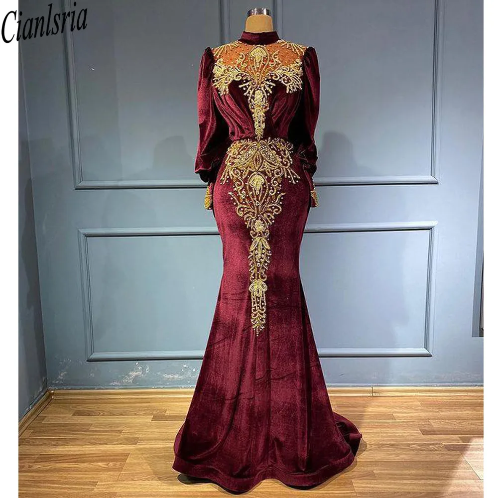 2021 Plus Size Arabic Aso Ebi Burgundy Mermaid Velvet Prom Dresses Lace Beaded Sexy Evening Formal Party
2021 Plus Size Arabic Aso Ebi Burgundy Mermaid Velvet Prom Dresses Lace Beaded Sexy Evening Formal Party