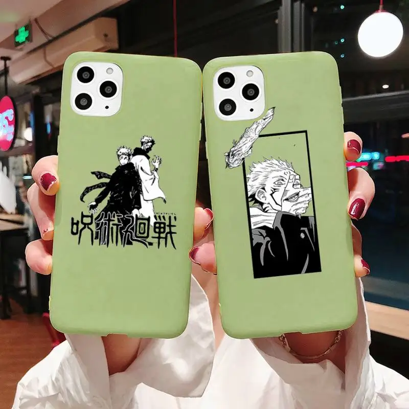 Japan Anime Jujutsu Kaisen Phone Case Candy Color for iPhone 6 7 8 11 12 s mini pro X XS XR MAX Plus
Japan Anime Jujutsu Kaisen Phone Case Candy Color for iPhone 6 7 8 11 12 s mini pro X XS XR MAX Plus