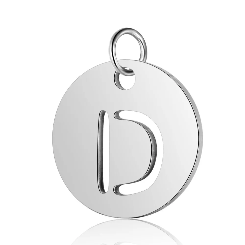 10pcs/package Stainless Steel Pendant Wholesale Fashion 26 English Alphabet Steel Color Necklace Accessories
10pcs/package Stainless Steel Pendant Wholesale Fashion 26 English Alphabet Steel Color Necklace Accessories
