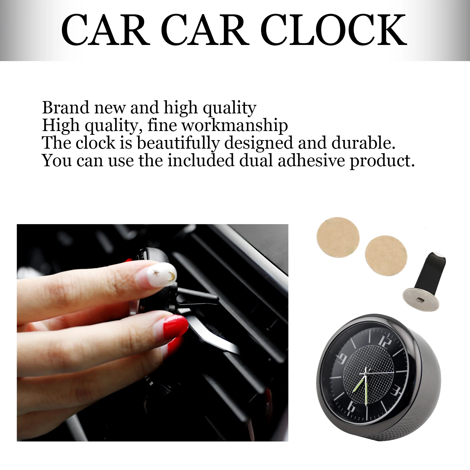 Car Clock Ornaments Auto Watch Air Vents Outlet Clip Mini Decoration Automotive Dashboard Time Display Clock In Car Accessories
Car Clock Ornaments Auto Watch Air Vents Outlet Clip Mini Decoration Automotive Dashboard Time Display Clock In Car Accessories