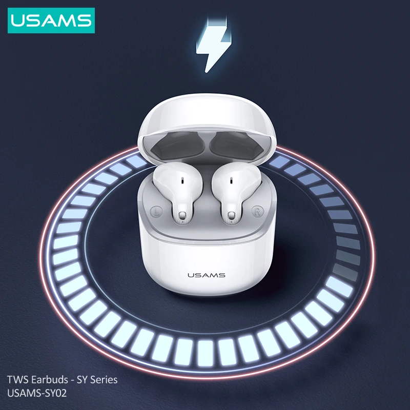 USAMS TWS 5.0 Bluetooth Earphones Wireless Stereo Earbuds 14.2mm Dynamic Headphones HiFi Earbuds For Android IOS Smartphones
USAMS TWS 5.0 Bluetooth Earphones Wireless Stereo Earbuds 14.2mm Dynamic Headphones HiFi Earbuds For Android IOS Smartphones
