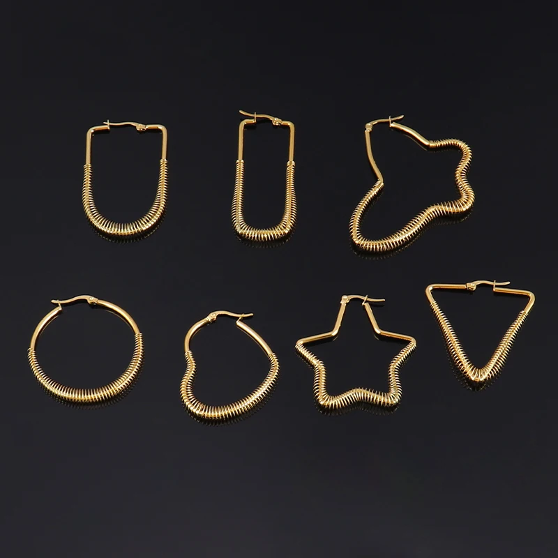 Punk Heart Earrings Hoop Earrings For Women Stainless Steel Earrings Butterfly Earrings Earring Star Geometric Charm Jewelry 
Punk Heart Earrings Hoop Earrings For Women Stainless Steel Earrings Butterfly Earrings Earring Star Geometric Charm Jewelry