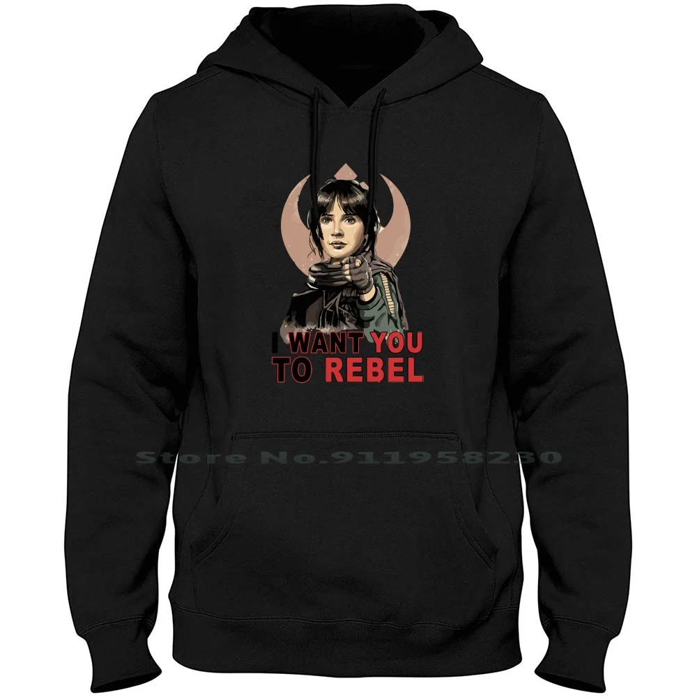

I Want You To Rebel Men Women Hoodie Sweater 6XL Big Size Cotton Cartoon Gamers Rebel Movie Gamer Want Game You Ant To Ny Me