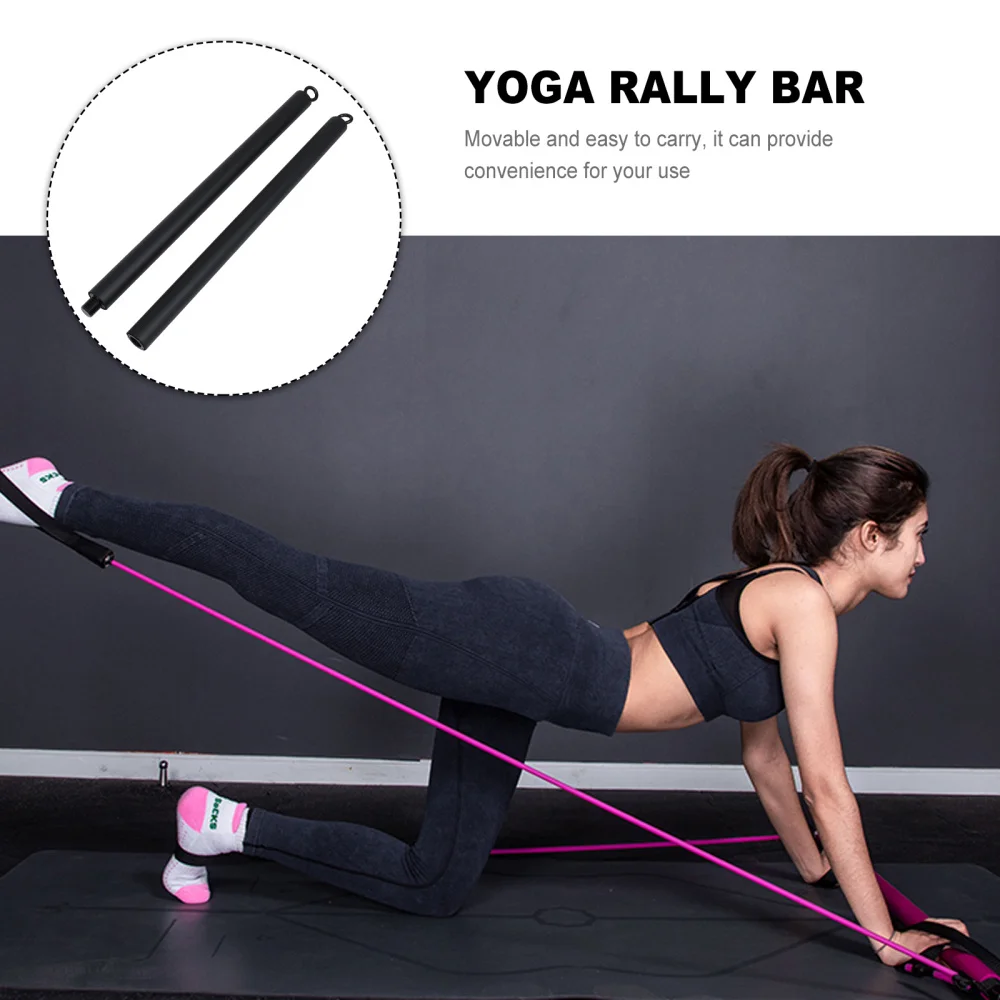 1pc Practical Yoga Pilates Bar Simple Fitness Equipment Pulling Fitness Bar
1pc Practical Yoga Pilates Bar Simple Fitness Equipment Pulling Fitness Bar