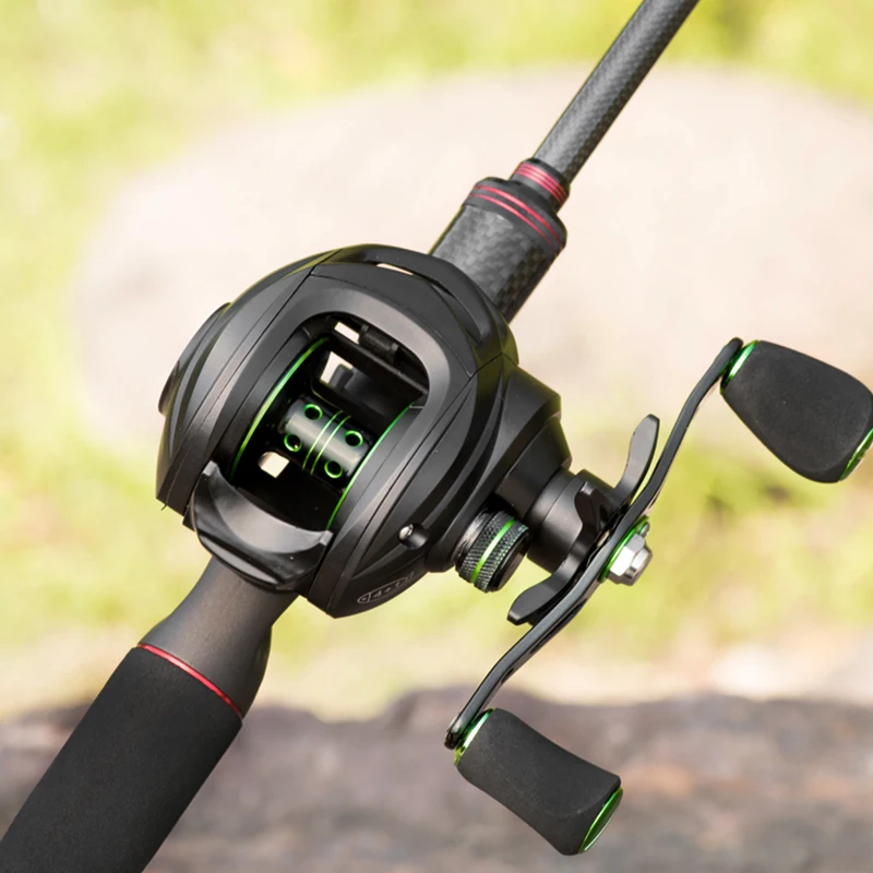 Baitcasting Reel 7.2:1 GEAR RATIO Fishing Reel Drag Power 8kg Fishing Reels Fresh/Saltwater Casting Reel Fishing Tackle Pesca
Baitcasting Reel 7.2:1 GEAR RATIO Fishing Reel Drag Power 8kg Fishing Reels Fresh/Saltwater Casting Reel Fishing Tackle Pesca