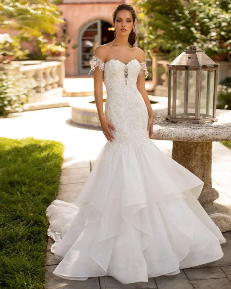 Vestido De Noiva Sereia Mermaid Wedding Dress Detachable Sleeves Fashion Hochzeitskleid Beading Appliques Luxury Abito Da Sposa
Vestido De Noiva Sereia Mermaid Wedding Dress Detachable Sleeves Fashion Hochzeitskleid Beading Appliques Luxury Abito Da Sposa