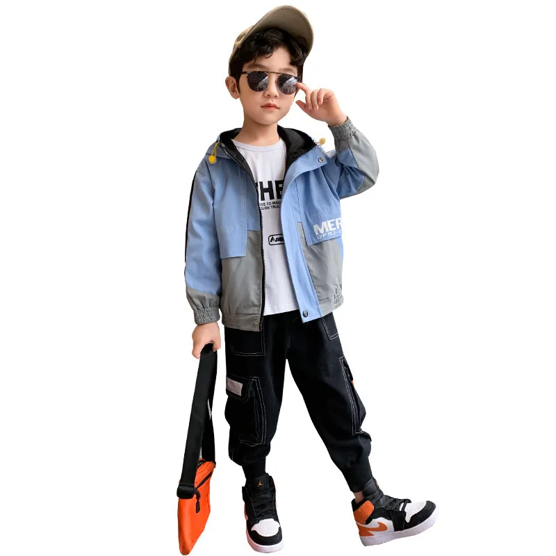 2021 Casual Spring Summer Boys Clothing SuitsCoat + Pants 2pcs/Set Pullover Kids Teenager Outwear Sport Beach School High Quali
2021 Casual Spring Summer Boys Clothing SuitsCoat + Pants 2pcs/Set Pullover Kids Teenager Outwear Sport Beach School High Quali