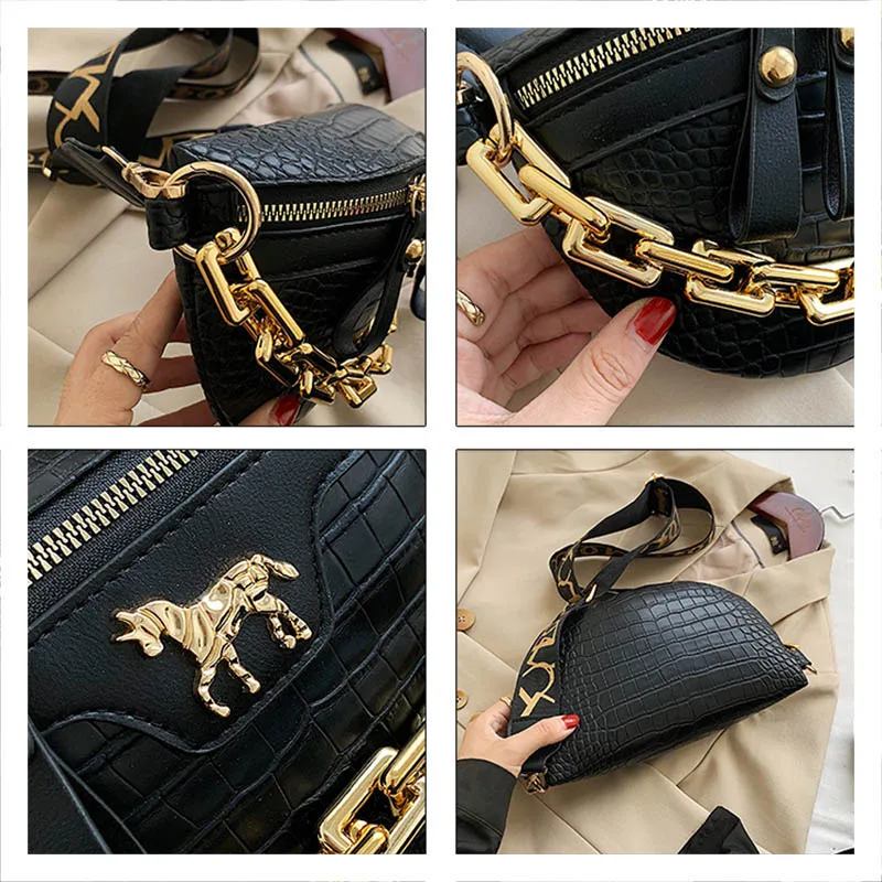 New Chain Fanny pack Women Leather Waist Bag Luxury Brand Chest Mini Female Belt s Fashion Ladies Shoulder Crossbody
New Chain Fanny pack Women Leather Waist Bag Luxury Brand Chest Mini Female Belt s Fashion Ladies Shoulder Crossbody