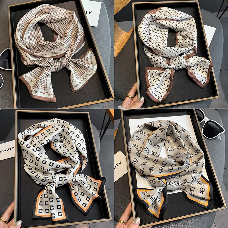 Hijab Silk Scarf Women Fashion Stripe Long Advanced Feeling Lady Hair Band Foulard Neckerchief Female Bandana Shawl Four seasons
Hijab Silk Scarf Women Fashion Stripe Long Advanced Feeling Lady Hair Band Foulard Neckerchief Female Bandana Shawl Four seasons