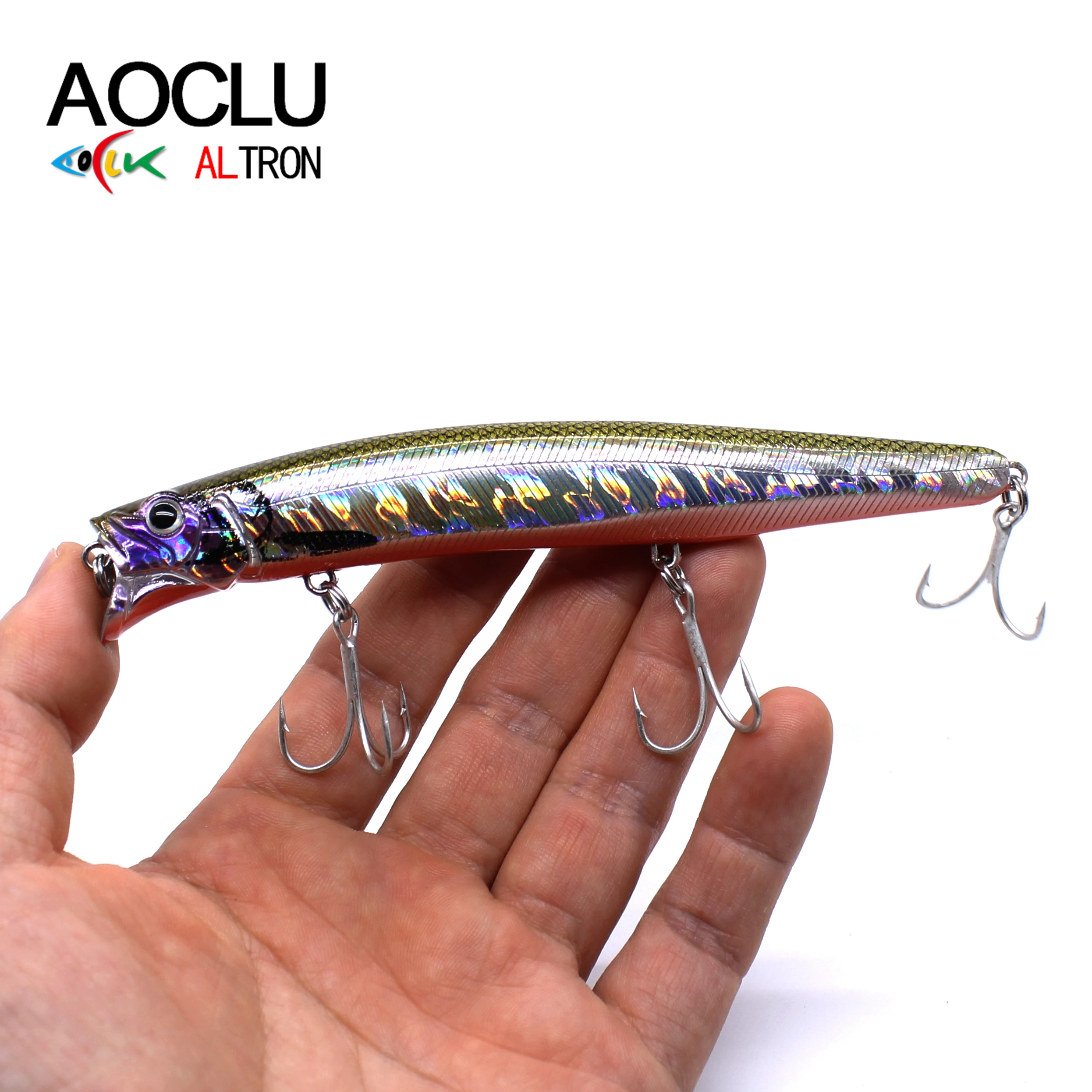Приманка рыболовная AOCLU воблер 13 см 21 г в ассортименте|Наживки для рыбной ловли| |