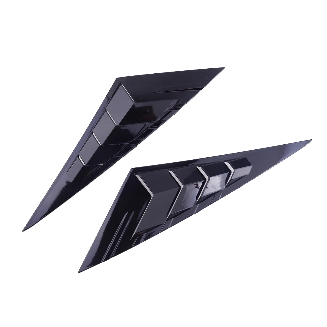 

2pcs Car Glossy Black ABS Plastic Side Vent Window Scoop Louver Cover Trim Fit For Hyundai Elantra 2021 Accessories