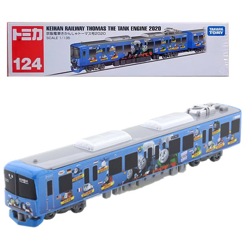 

Takara Tomy Long Type Tomica No.124 Keihan Electric Railway Thomas 2020 Train 1/135 Kids Toys Motor Vehicle Diecast Metal Model