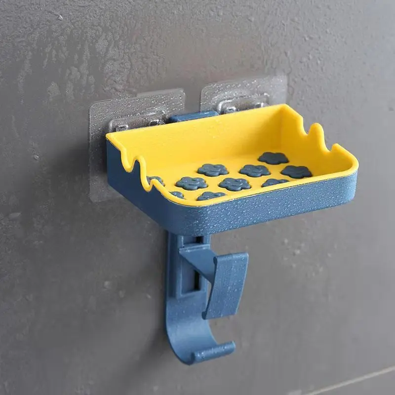 Suction Cup Soap Holder Bathroom Soap Dish Trays Wall Soap Stand With Hooks Drain Hanging Rack Plastic Box Bathroom Organizer
Suction Cup Soap Holder Bathroom Soap Dish Trays Wall Soap Stand With Hooks Drain Hanging Rack Plastic Box Bathroom Organizer