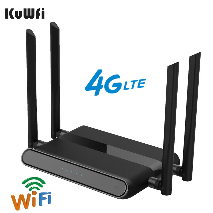 KuWFi 4G LTE Wifi маршрутизатор 2,4G CAT4 150 Мбит/с 4G LTE FDD/TDD CPE маршрутизатор беспроводной AP с 4 * 5dBi антенной двойной слотом для sim-карты
KuWFi 4G LTE Wifi маршрутизатор 2,4G CAT4 150 Мбит/с 4G LTE FDD/TDD CPE маршрутизатор беспроводной AP с 4 * 5dBi антенной двойной слотом для sim-карты