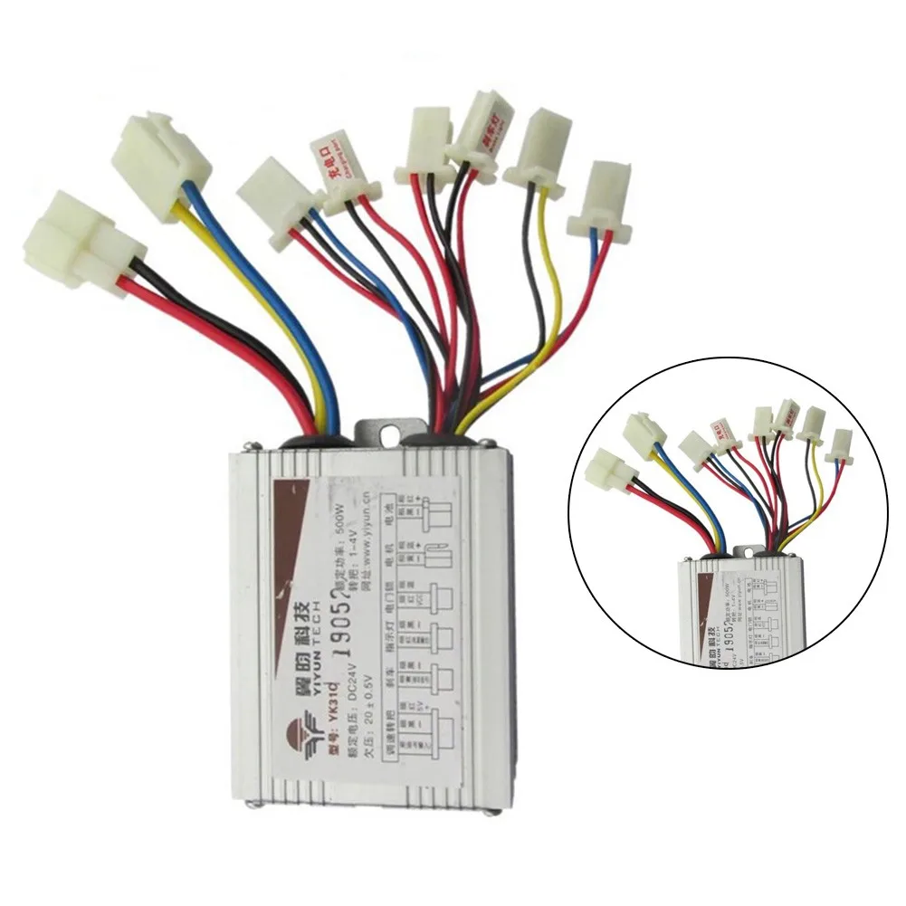 Electric Bike 24V/36V/48V 500W Brushed Controller & Throttle Grip Set For Electric Scooter E-Bike Parts
Electric Bike 24V/36V/48V 500W Brushed Controller & Throttle Grip Set For Electric Scooter E-Bike Parts