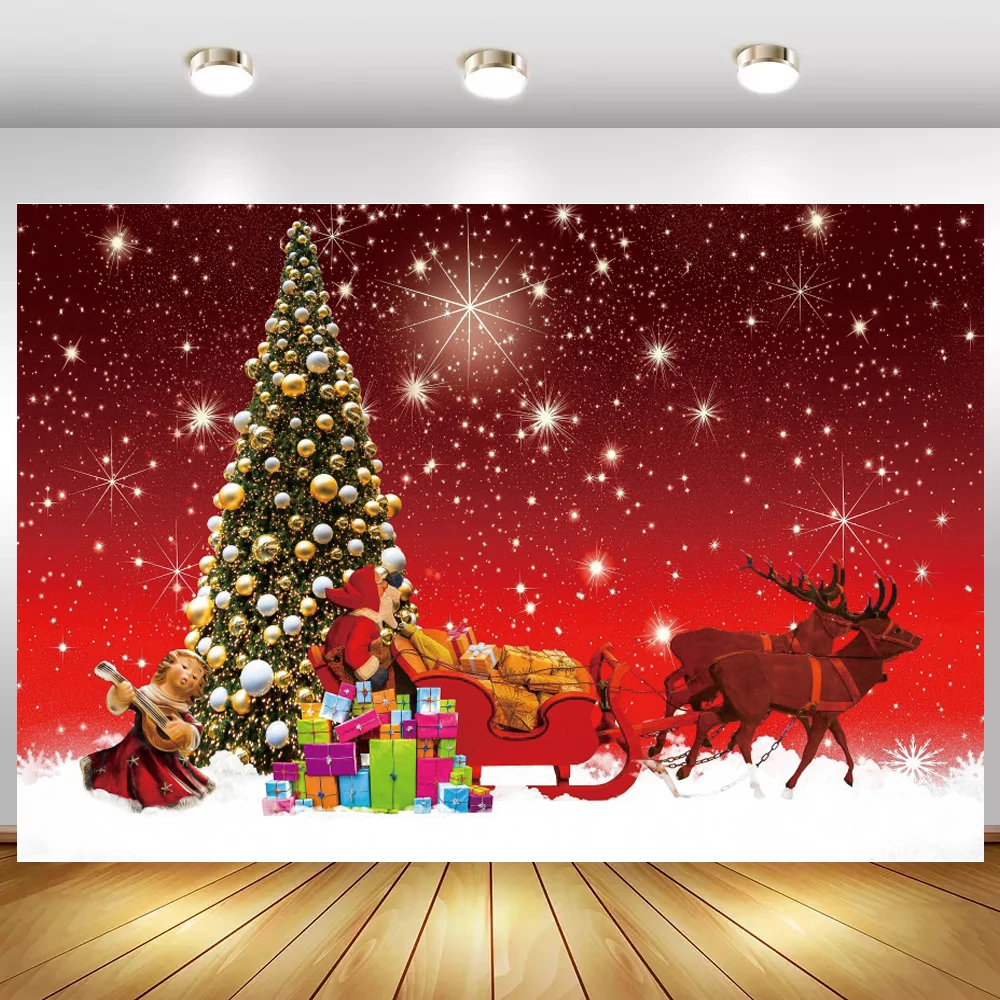 Winter Snow Christmas Tree Newborn Baby Shower Photo Background Red Blue Gifts Carriage Kids Portrait Backdrop Photography Vinyl
Winter Snow Christmas Tree Newborn Baby Shower Photo Background Red Blue Gifts Carriage Kids Portrait Backdrop Photography Vinyl