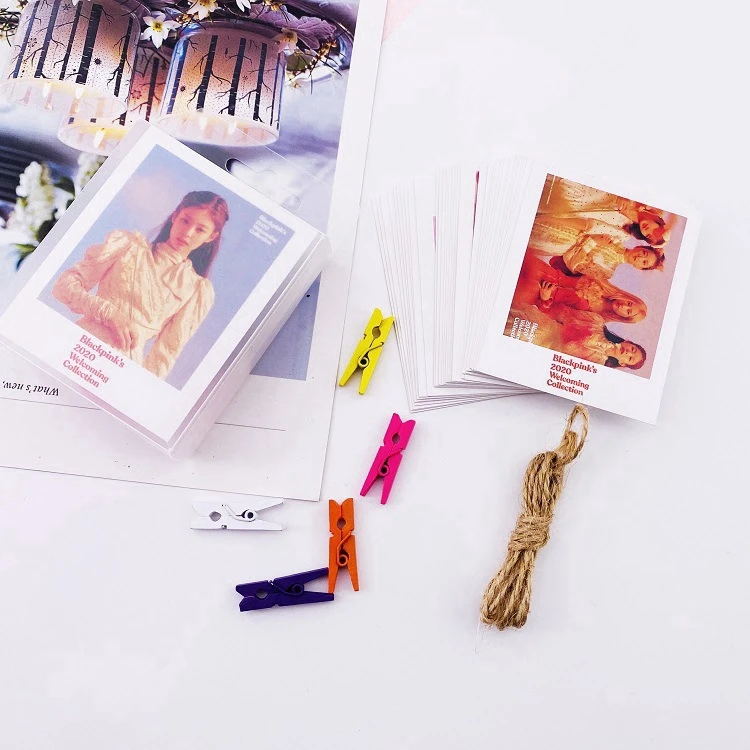 KPOP BP 2020 WELCOMING COLLECTION Lomo Cards and Photo Cards LISA JENNIE JISOO ROSE 
KPOP BP 2020 WELCOMING COLLECTION Lomo Cards and Photo Cards LISA JENNIE JISOO ROSE