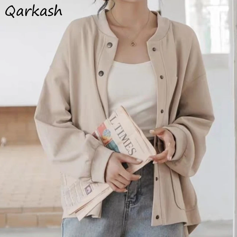 Basic Jackets Women Autumn Simple BF Classic Outwear Students Casual Fashion Daily Pure Design Holiday Newest Ulzzang Trendy Ins
Basic Jackets Women Autumn Simple BF Classic Outwear Students Casual Fashion Daily Pure Design Holiday Newest Ulzzang Trendy Ins