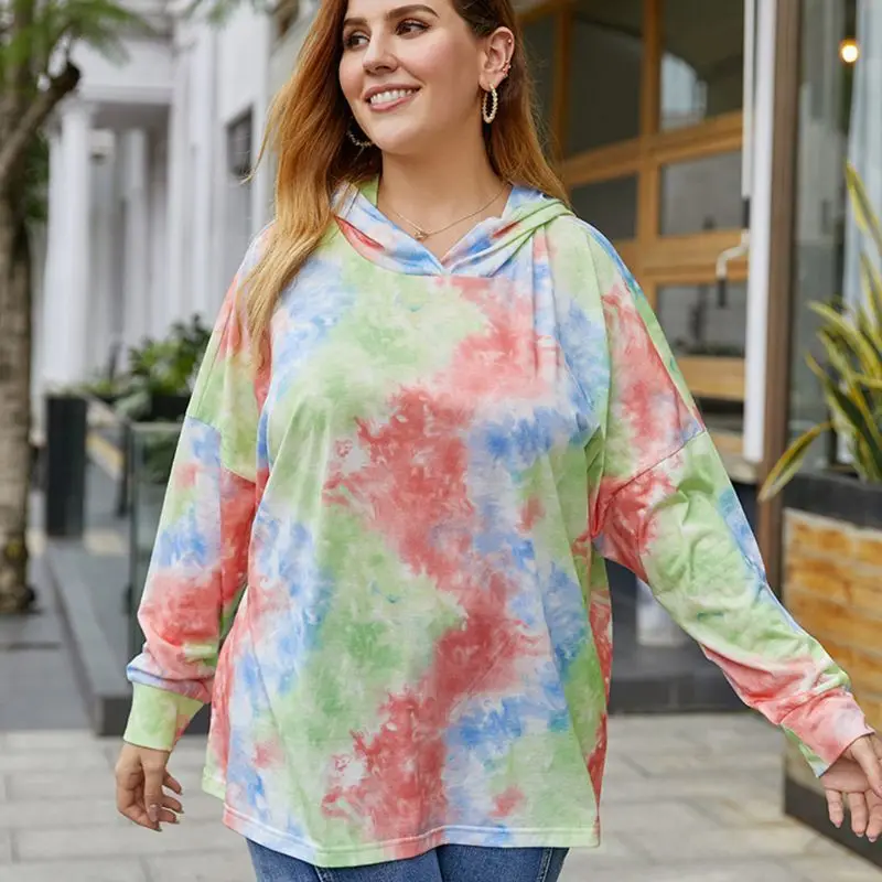 Women Batwing Sleeve Oversized Hoodies Colorful Tie Dye Loose Sweatshirts Tops BX0B
Women Batwing Sleeve Oversized Hoodies Colorful Tie Dye Loose Sweatshirts Tops BX0B