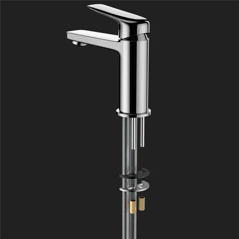Diiib Bathroom Basin Faucet Hot Cold Mixer Tap Single Handle Deck Mount w/ Stainless Steel Hose NEOPERL Bubbler Ceramic Core
Diiib Bathroom Basin Faucet Hot Cold Mixer Tap Single Handle Deck Mount w/ Stainless Steel Hose NEOPERL Bubbler Ceramic Core