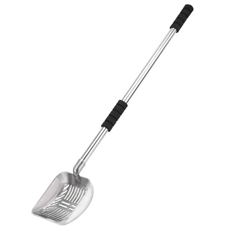 

Detachable Metal Cat Litter Scoop Deep Shovel Non-Slip Foam Padded Grip Long Handle Sifter Dog Kitty Pooper Scooper