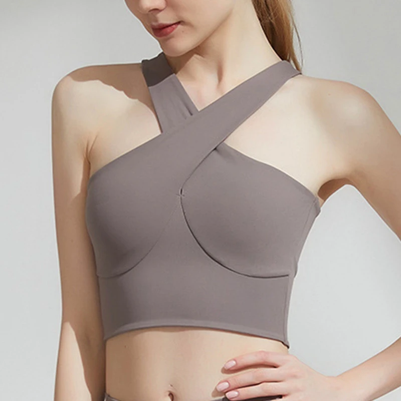 Cross Strap Tank Tops Women Padded High Elastic Slimming Sexy Solid Color Back Hollow Out Running Gym Fitness Clothes Bralettes
Cross Strap Tank Tops Women Padded High Elastic Slimming Sexy Solid Color Back Hollow Out Running Gym Fitness Clothes Bralettes