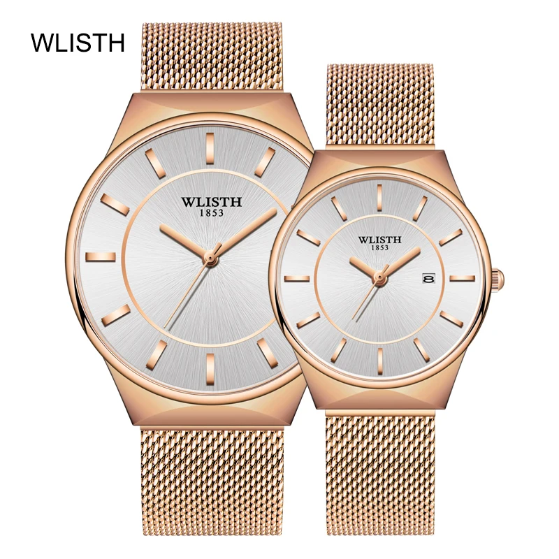 Women Watches Top Brand Luxury WLISTH Fashion Diamond Couple Wristwatches Stainless Steel Silver Mesh Strap Female Quartz Watch
Women Watches Top Brand Luxury WLISTH Fashion Diamond Couple Wristwatches Stainless Steel Silver Mesh Strap Female Quartz Watch
