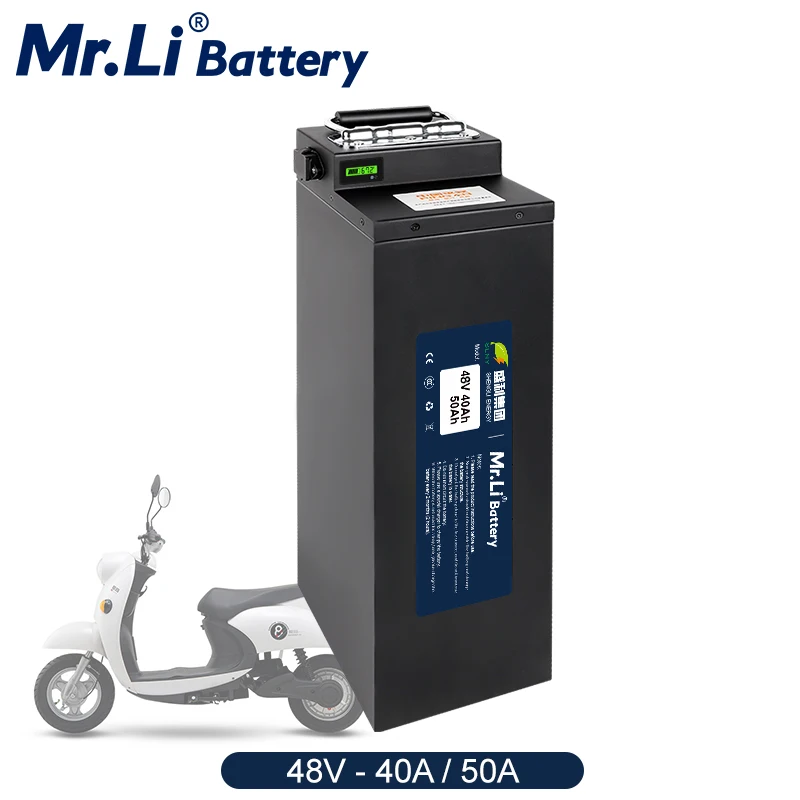 48V 40Ah 48V 50Ah Lithium-ion Rechargeable Battery Pack With Waterproof Metal Case For 1920W 2400W Motor E-bike Scooter Battery
48V 40Ah 48V 50Ah Lithium-ion Rechargeable Battery Pack With Waterproof Metal Case For 1920W 2400W Motor E-bike Scooter Battery