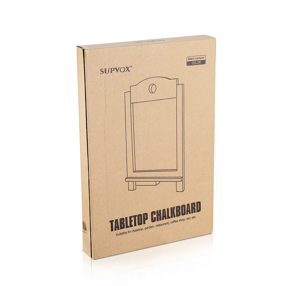 SUPVOX Tabletop Chalkboard Rustic Wood Countertop Blackboard Desktop Memo Board for Kitchen Wedding Restaurants & Bar
SUPVOX Tabletop Chalkboard Rustic Wood Countertop Blackboard Desktop Memo Board for Kitchen Wedding Restaurants & Bar